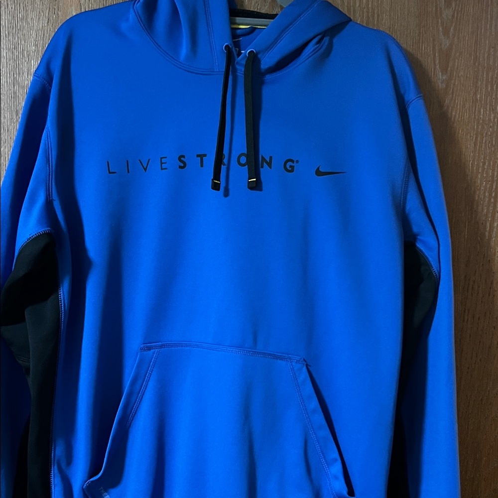 Nike Blue Hoodie with Black Accents